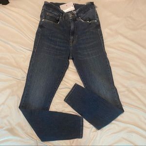 NWT Good American Good Legs Distressed Skinny High Waisted Jeans High Rise Sz 27